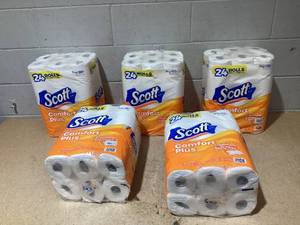 LOT OF 5 Scott Toilet Paper