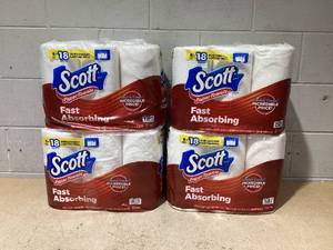 LOT OF 4 Scott Toilet Paper