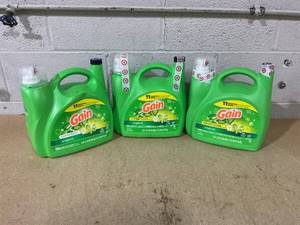 LOT OF 3 Gain Original Laundry Detergent