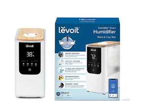 Levoit - OasisMist 1.19 gallon 430 sq ft Ultrasonic Smart Humidifier - White (Used, Missing 1 Filter)