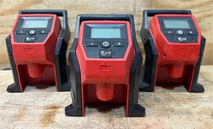 lot 3 image: Milwaukee Compact Inflator Cat No. 2475 20 lot of 3 (Tool Only)