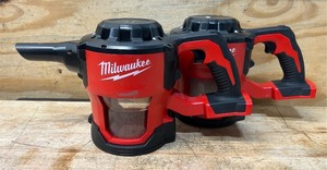 lot 4 image: Milwaukee Compact Vacuum Cat No. 0882-20 lot of 2 (Tool Only)