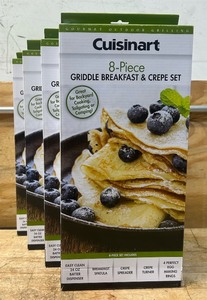 lot 15 image: Cuisinart 8-Piece Griddle Breakfast & Crepe Set lot of 4