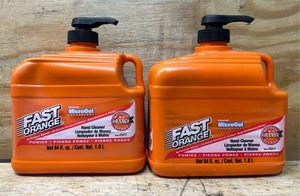 lot 24 image: Fast Orange Pumice Hand Cleaner lot of 2