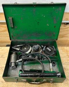 lot 1 image: Greenlee No. 7310 Knockout Punch Driver Set