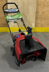 lot 9 image: 60V MAX 21 in. (53 cm) Power Clear  e21 Single-Stage Snow Blower Msrp $729.00