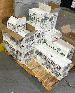 lot 21 image: Pallet of Turtle Food BlocksSticks (over 500 individual products of turtle food)