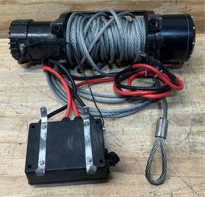 lot 42 image: Ultra-Tow 12 Volt DC-Powered Off-Road Vehicle Winch, 12,000-Lb. Capacity, Galvanized Wire Rope #4995869 Msrp $389.99