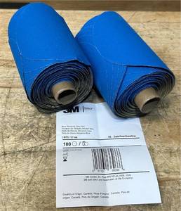 lot 68 image: 3M Blue Abrasive Disc Roll lot of 2