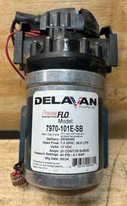 lot 79 image: Delavan PowerFLO Diaphragm Pump Model 7970-101E-SB #6053138 Msrp $219.99