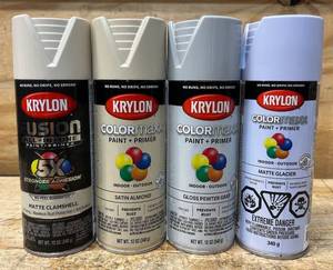 lot 95 image: Krylon FusionColor Maxx lot of 4