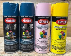 lot 96 image: Krylon FushionColor Maxx lot of 4