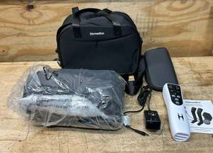 lot 118 image: Homedics real relief full leg air compression system