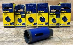 lot 123 image: Irwin Hole Saw 1  lot of 6
