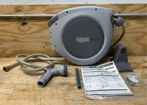 lot 130 image: Hudson Hose Reel With Auto Rewind 50