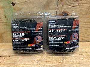 lot 217 image: ZipNet Camo Adjustable Cargo Net (lot of 2)