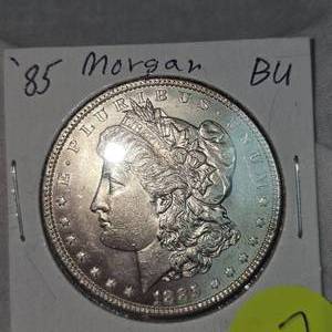 lot 37 image: 1885 Morgan $1 Dollar, BU Condition