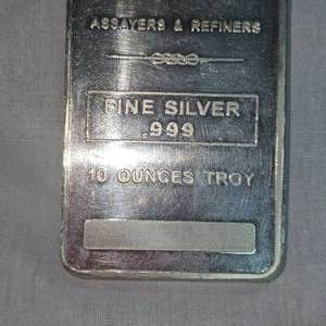 10 oz t NTR Metals, .999 Silver Bar