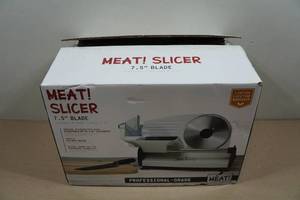 lot 18 image: Meat 7.5 Blade Food Slicer