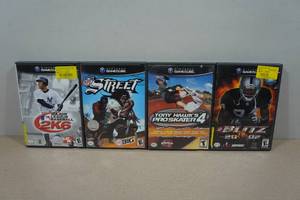 lot 93 image: 4 Nintendo Gamecube Game - Tony Hawk, Street, Blitz, 2K6