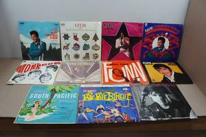 lot 101 image: Vinyl Records - Elvis, Monkees