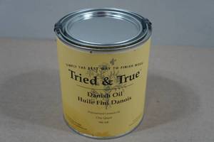 lot 136 image: 1QT Tried & True Danish Oil Linseed Oil