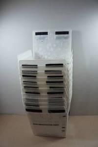 lot 242 image: 10 Corrugated Plastic Storage Boxes