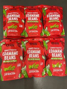 lot 15 image: The Only Bean Crunchy Roasted Edamame Beans - Sriracha (Lot of 6)