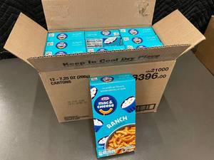 lot 172 image: Kraft Mac & Cheese Ranch-flavored 12 x 7.25 oz Cartons