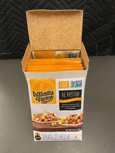 lot 246 image: La Tortilla Factory Al Pastor Sauce Starter 8-Pack (3 oz Each)