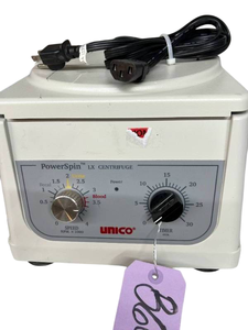 lot 56 image: Unico PowerSpin LX C856 Centrifuge - 300-4000 RPM, 30-Minute Timer, Quiet Operation, High-Impact Plastic Housing - Great Condition