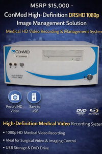 lot 51 image: MSRP $15,000  ConMed DRSHD 1080p Medical Video Recording System, Surgical Imaging Endoscopy also used for&nbspmicroscope recording, industrial inspection cameras, training labs, video capture for imaging equipment&nbsp- Great Condition