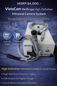 lot 53 image: MSRP $4,000  VistaCam MedScope HD Dental Intraoral Camera System, Imaging, Documentation &amp Patient Education - Interchangeable Head Mechanism, Multi-Functional Diagnostics, Infinitely Variable Autofocus - Great Condition