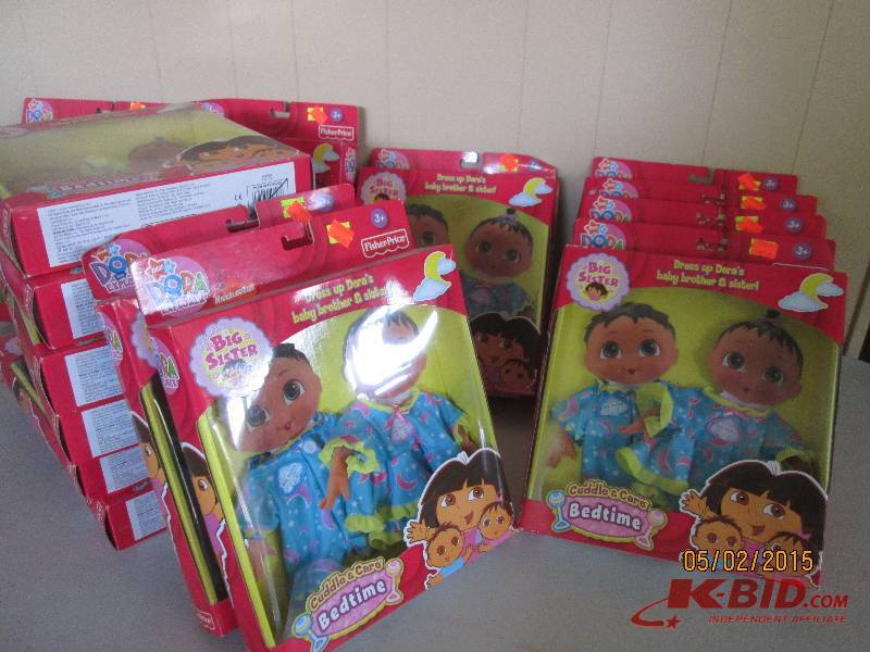 lot 16 image: Lot of 15 Cuddle and Care Dora the ...