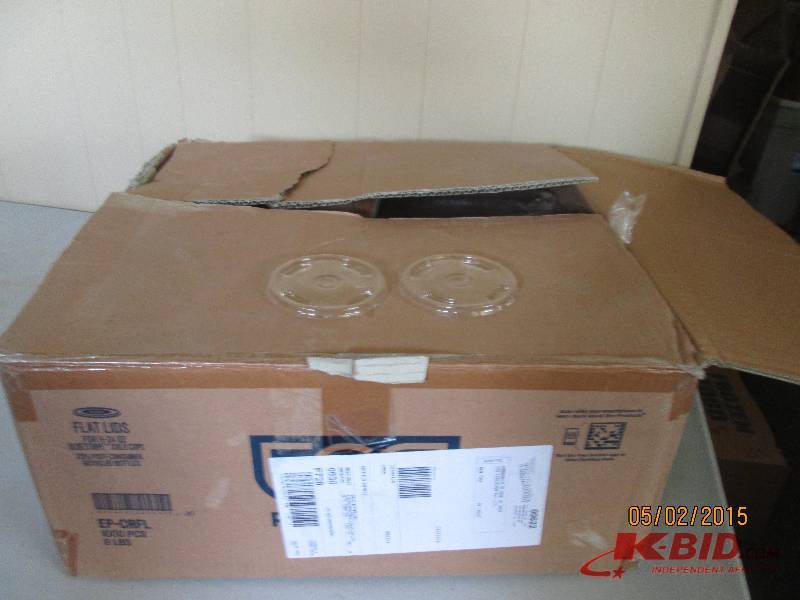 lot 27 image: Case of 1000 eco-flat lids, for 9 -...