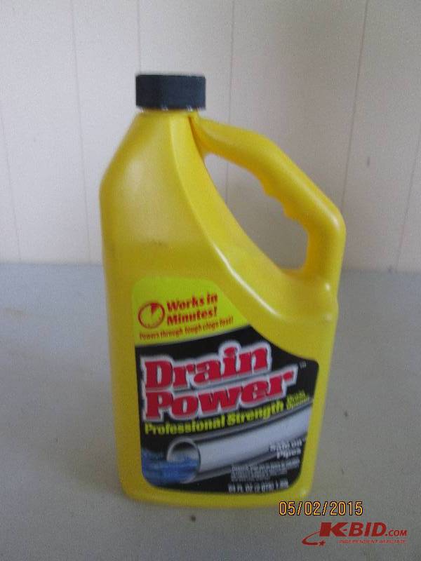 lot 38 image: Bottle of drain Power ...