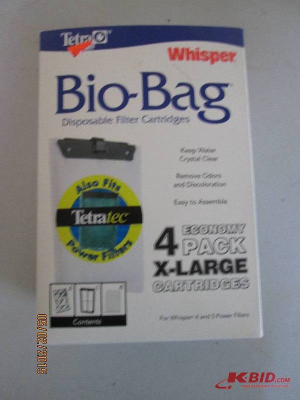 lot 40 image: Whisper Bio Bag aquarium filters...