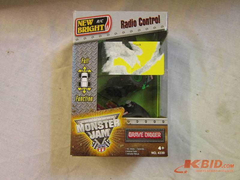 lot 120 image: new RC bright monster jam grave di...
