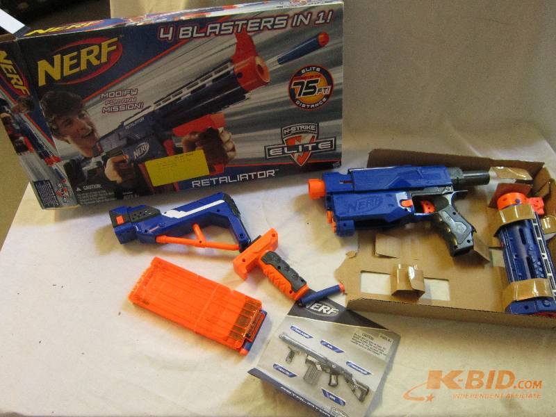 lot 123 image: Nerf retalirtor gun ...