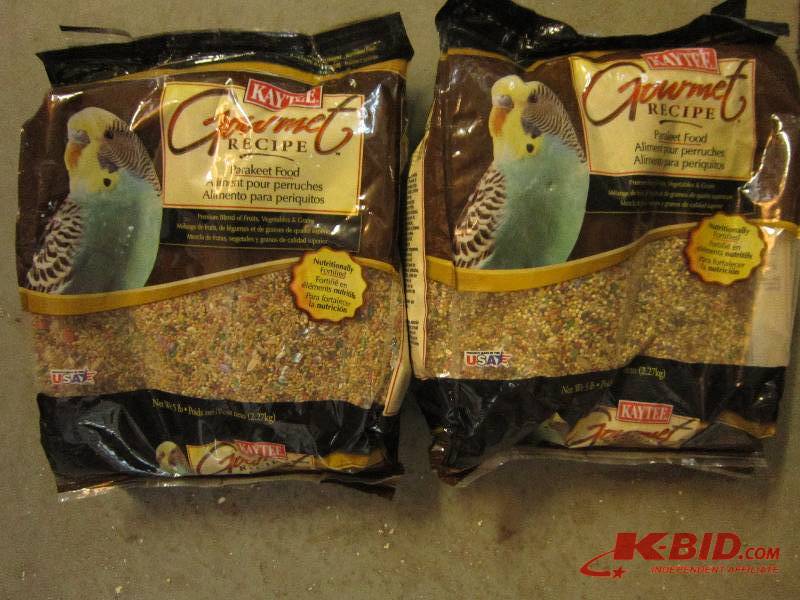 lot 166 image: Kaytee Gourmet recipe parakeet food...