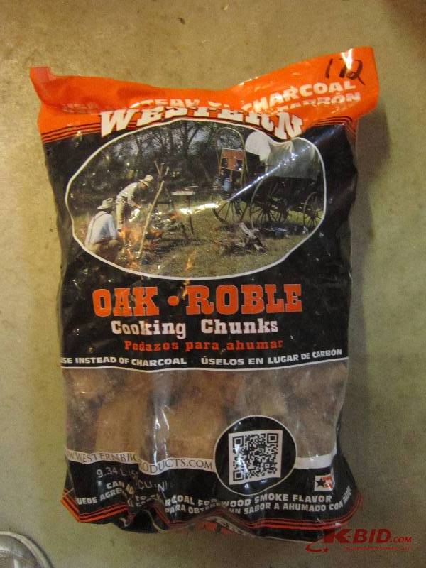 lot 172 image: Oak Roble cooking chunks 9.34 L ...