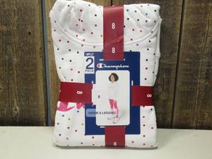 2pc Champion Girls Hoodie & Legging Set, Size 8