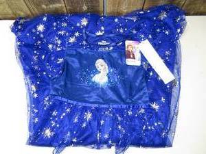 Disney Frozen - Dark Blue Sleepwear, Size L, Flame Resistant