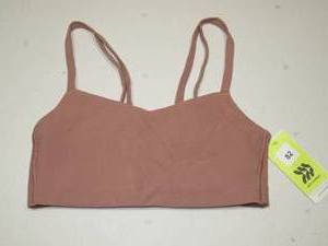 lot 82 image: all in motion - everyday soft strappy bra, clay pink, size XS