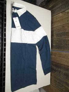 lot 85 image: GoodFellow & Co. - Banner Blue Dress-up Shirt, Size M Tall