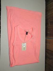 lot 87 image: Universal Thread - Womens Ribbed Midi T-Shirt Dress Pink, Size XS