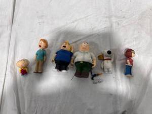 lot 2458 image: Family Guy Character Figurines Lot