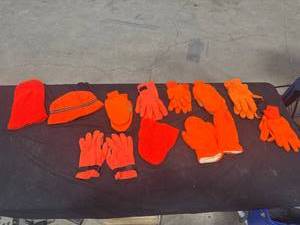 lot 2590 image: Orange Cold Weather Gear Lot