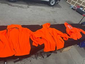 lot 2591 image: Orange Hunting Apparel Lot