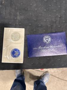 lot 2617 image: 1971 Eisenhower Silver Dollar